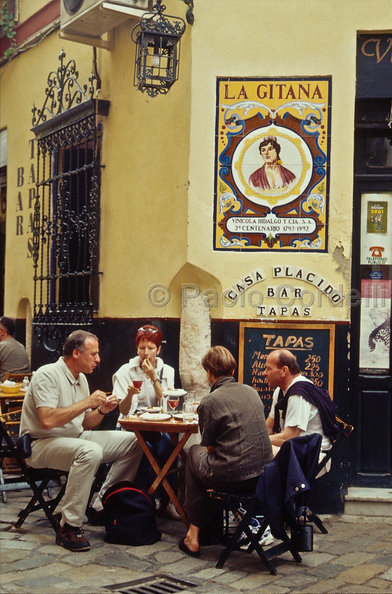 Tapas Bar, Barrio Santa Cruz, Seville, Andalucia, Spain
 (cod:Andalucia, Spain 11)